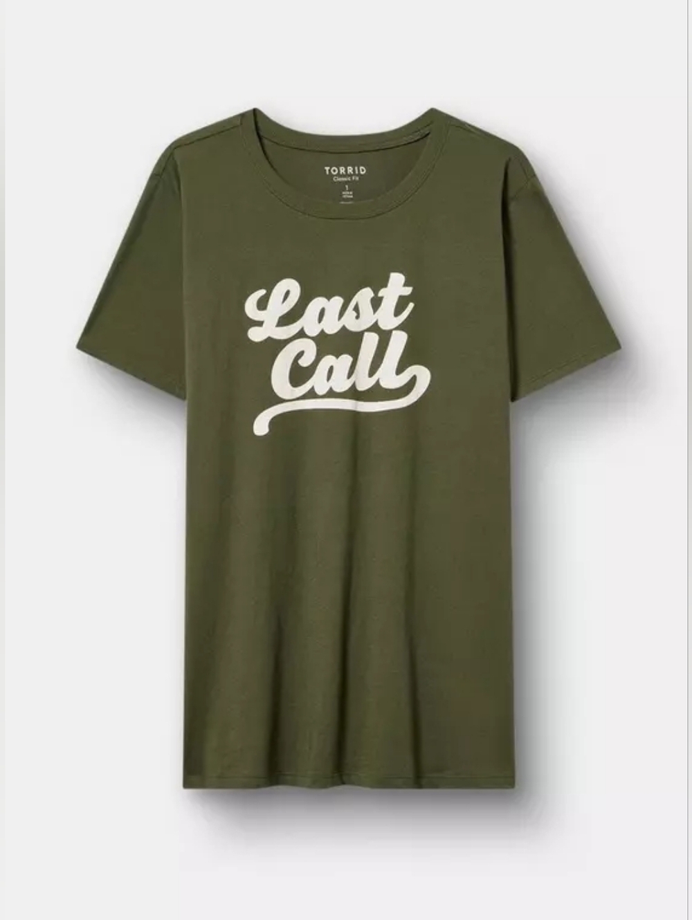 Torrid Classic Heritage Jersey Crew Tee Size 2x